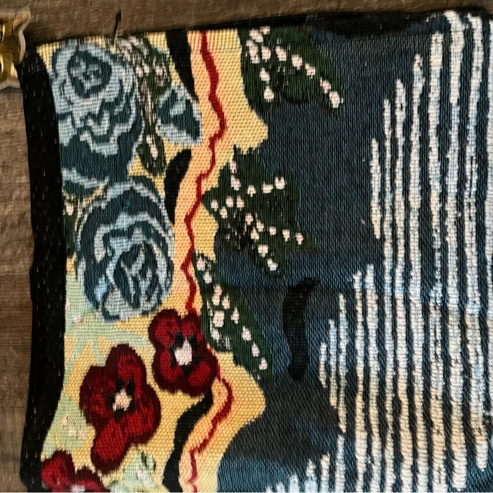 Last* Nathalie Lete MARIA illustration w/ Gobelins woven fabric! Wall tapestry!